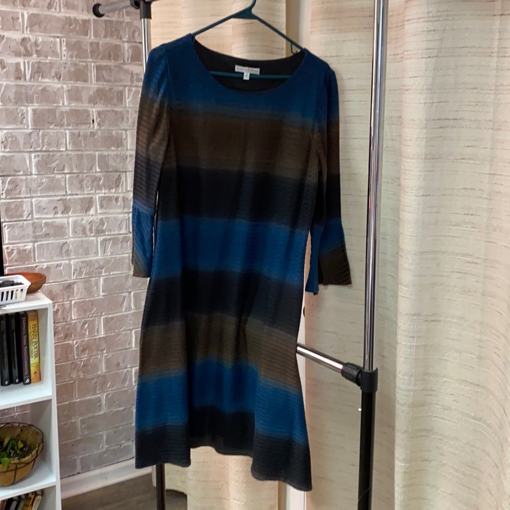 Multicolor Sandra Darren maxi dress, size 12.